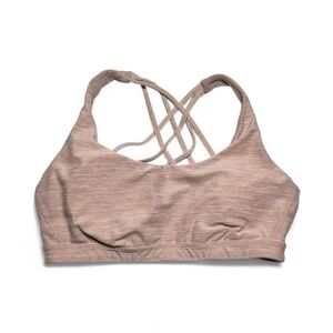 Victoria's Secret Strappy Sports Pink Bralette With Removable Pads M